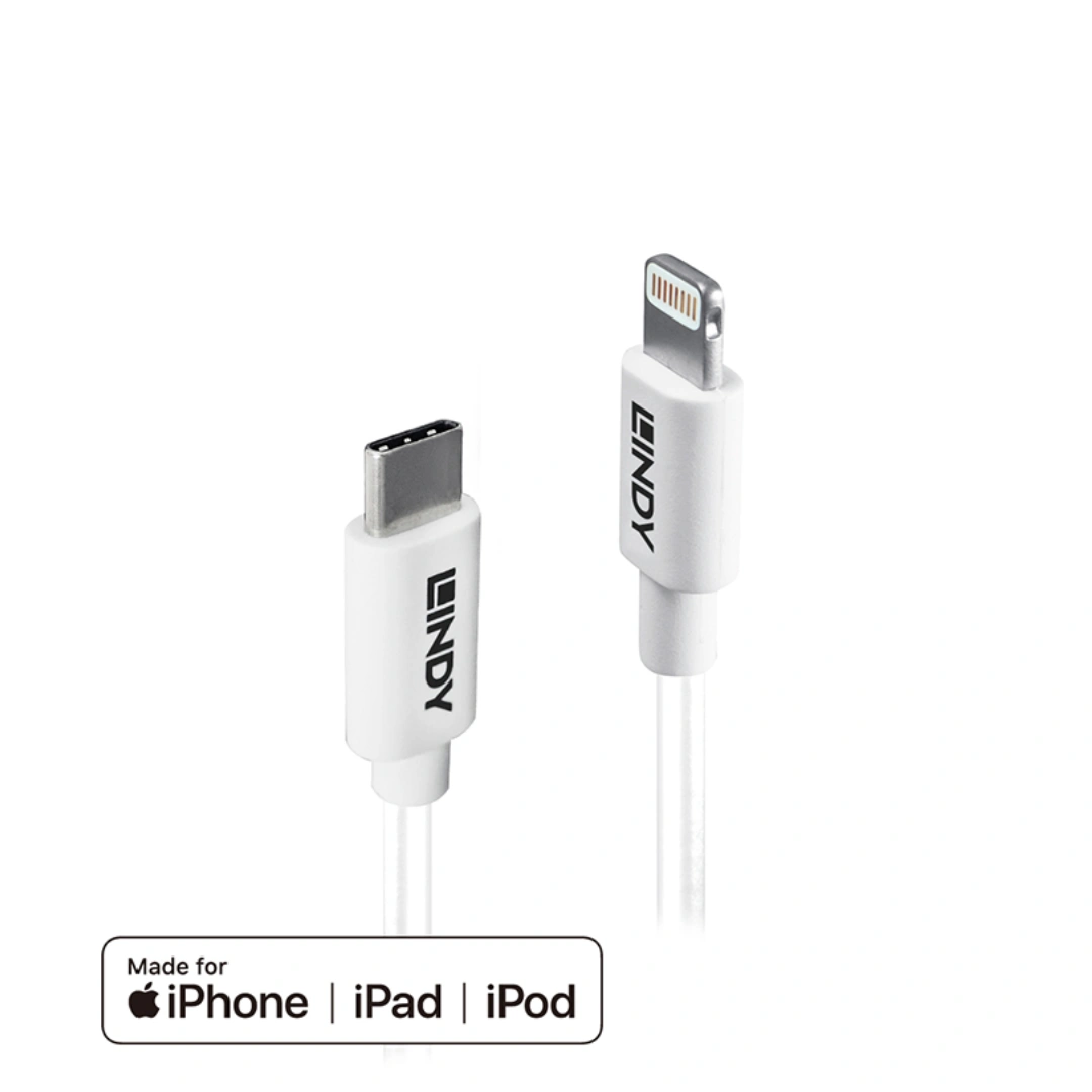 LINDY 林帝 APPLE認證 USB Type-C To Lightning 傳輸線 1M(92027_A) T1L39070