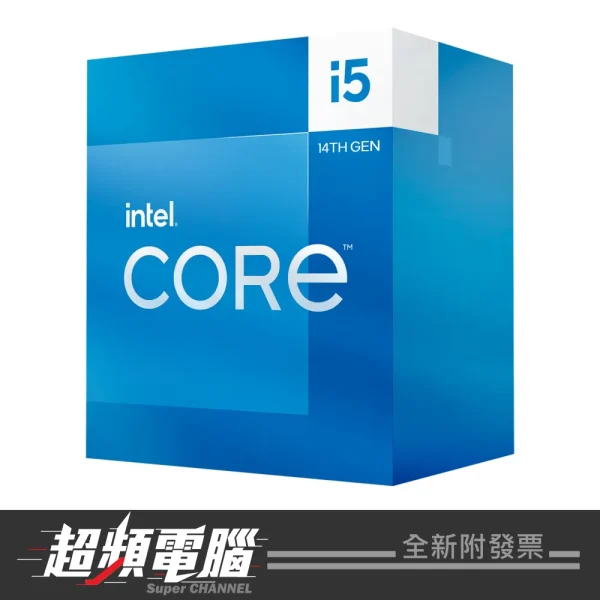 09I01346 INTEL Core/i5-14400/2.5G/20M 第14代10核心中央處理器- Super Channel 超頻電腦