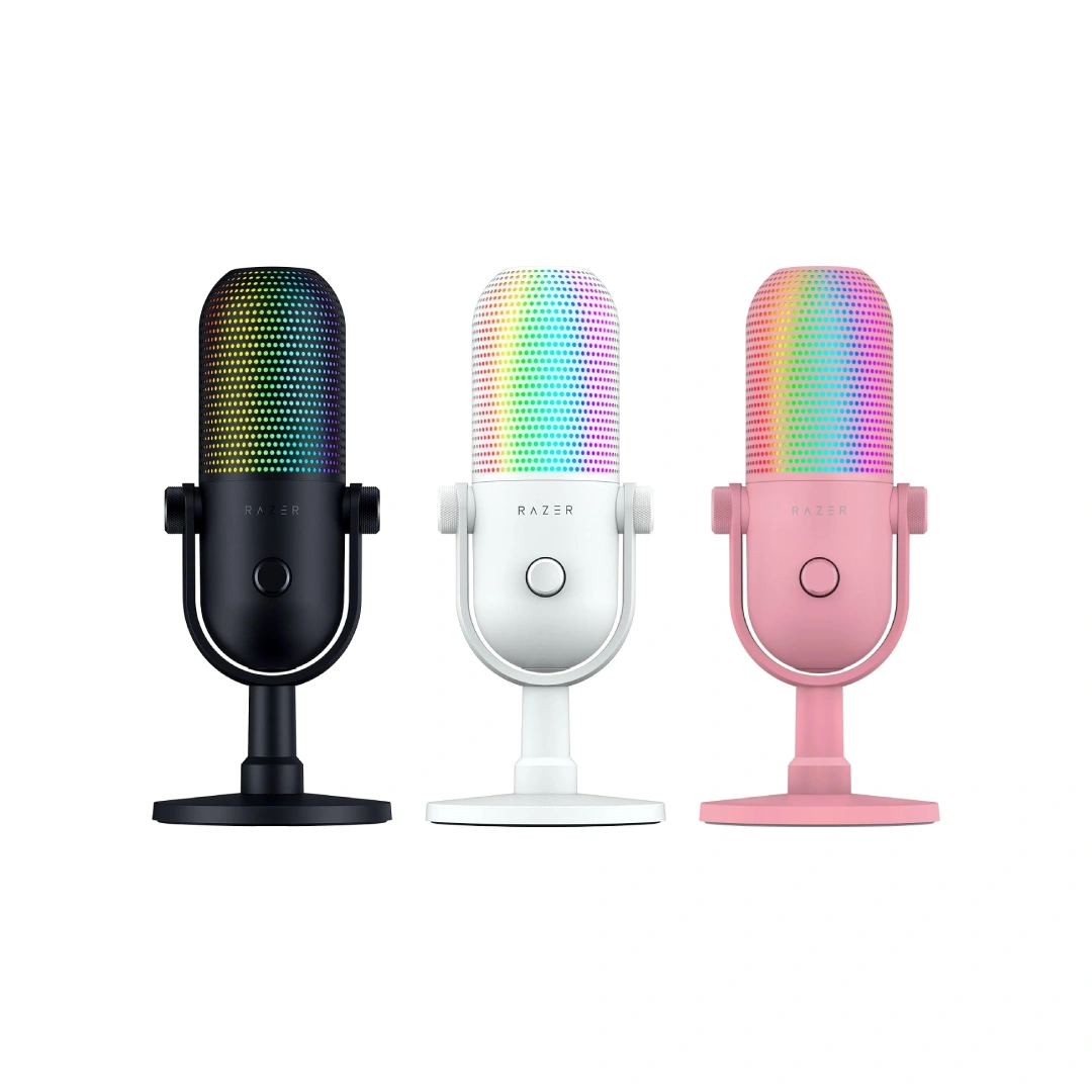 Razer 雷蛇 Seiren V3 Chroma 魔音海妖 幻彩版麥克風-黑/白/粉 42R12045