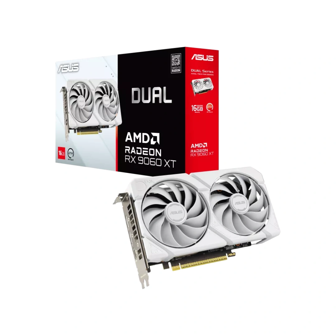 DUAL-RX9060XT-16G-WHITE