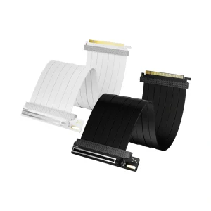 TRYX String PCIe 5.0 顯卡鍍金線 20cm 黑/白(極低損耗/6層PCB面板/鍍金接口)【會員再折 2%】T4T72001