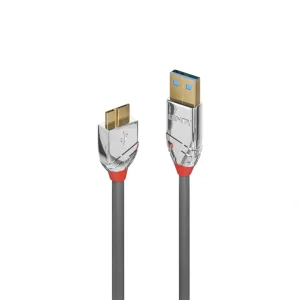 LINDY 林帝 CROMO USB 3.0 Type-A公 To Micro-B公 傳輸線 0.5M(36656) T1L39045