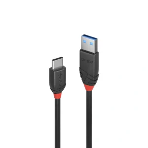 LINDY 林帝 BLACK USB 3.2 Gen 2 Type-C公 To A公 傳輸線 0.5M(36915_A) T1L39073