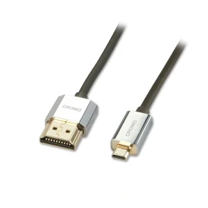 LINDY 林帝 鉻系列 極細型 A公 對 D公 HDMI 2.0 連接線 2M(41682) T3L39033