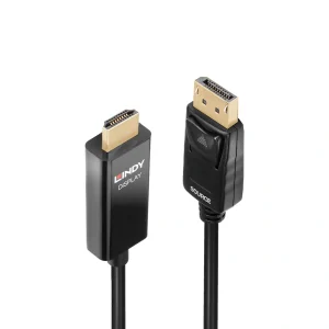 LINDY 林帝 主動式 DisplayPort公 To HDMI公 HDR轉接線 2M(40926) T5L39054