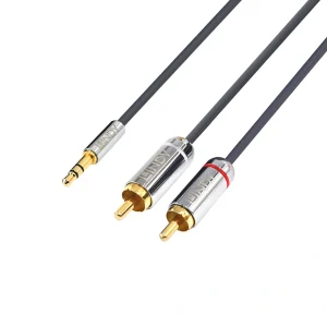 LINDY 林帝 CROMO系列雙RCA TO 3.5MM音源線 1M(35333) T6L39026