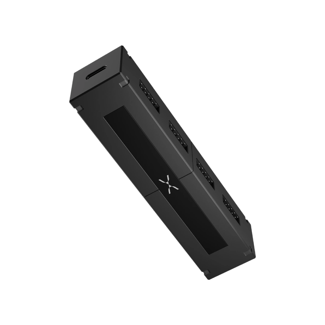 TRYX CONNEC 緊湊型 4 埠 USB 2.0 9 針集線器(磁吸/擴充/SATA/雙電源輸入/電流保護)【會員再折 3%】39T72001